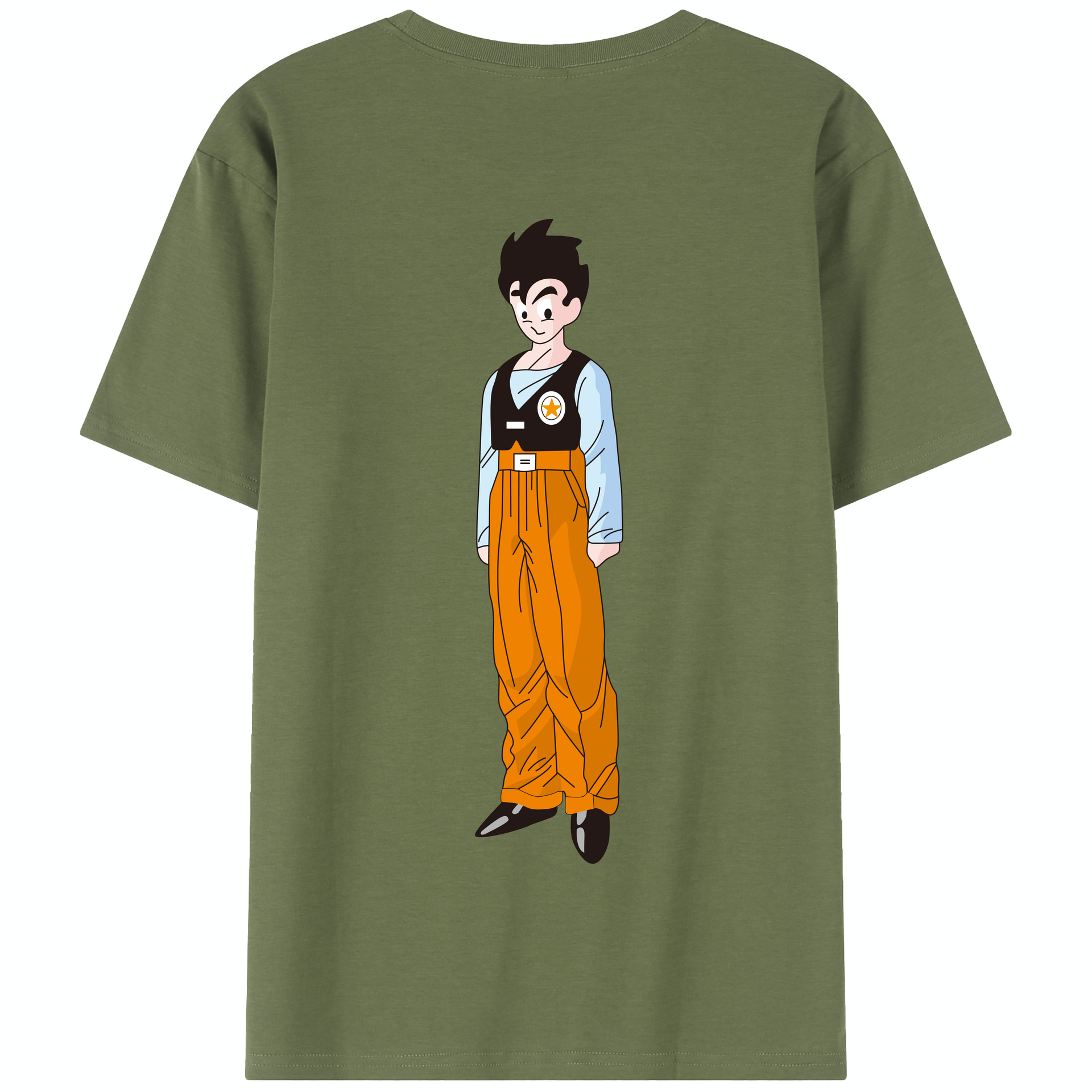 （画像用） ドラゴンボール DRAGON BALL 綿100％半袖Tシャツ（背面プリント）